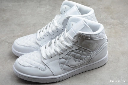 QUILTED AIR MID WHITE 1 JORDAN 1214